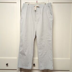 Lands' End Men's Relaxed Fit Deck Pants Soft Putty L 36-38 x 30 NWOT